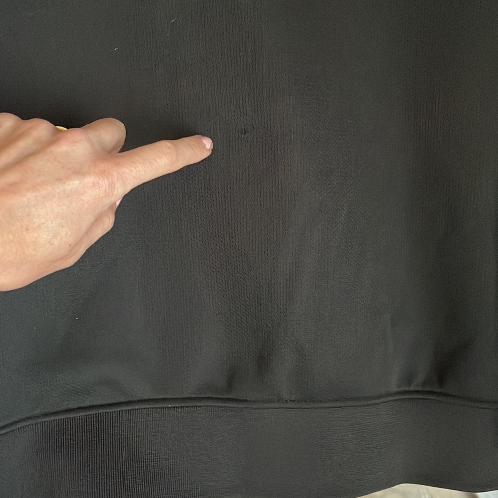 Analog Black Zip Up Sweater - Picture 10 of 12